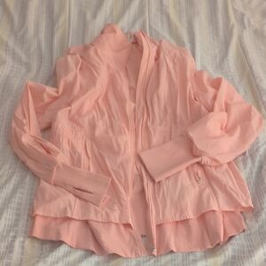 Women's Lululemon Barely Worn Soft Pink Jacket Size 12